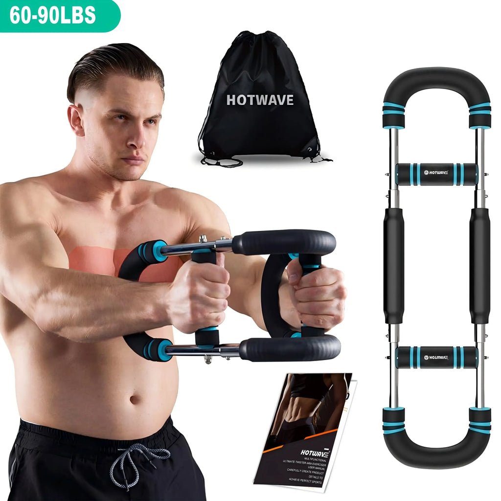 HOTWAVE Arm Trainer, Adjustable Chest Workout Equipment, Arm Trainer for Men, Chest Trainer for Men, Shoulder Muscle Training, Portable Spring Resistance Home Fitness Equipment Summerwins